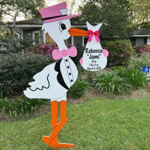 Baby Stork Signs-Baton Rouge, LAwww.batonrougestork.com 985-871-3399